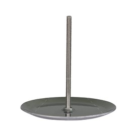 Supply Giant floor Cleanout Cover Plate, 4-Inch, Stainless Steel