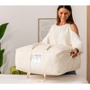 Soft Canvas Storage Bags with Zipper. Thick Breathable, 1pc King/Queen