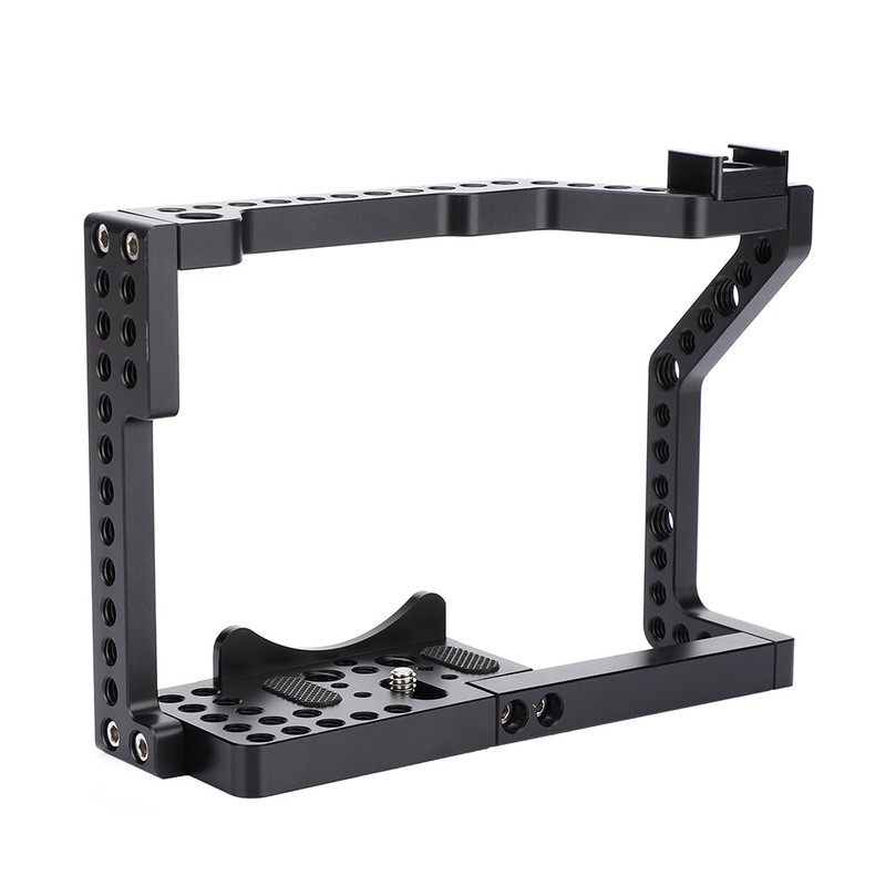 Aluminium Alloy 1/4'' Screw Multiple Holes Camera Cage Rig for