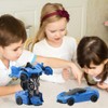 Transforming Robot Car Toy,Friction Powered Car Robot Toy Push And