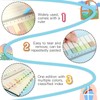 jwogngls Pack of 800 Sticky Notes, 12 Pastel Highlighters, Waterproof