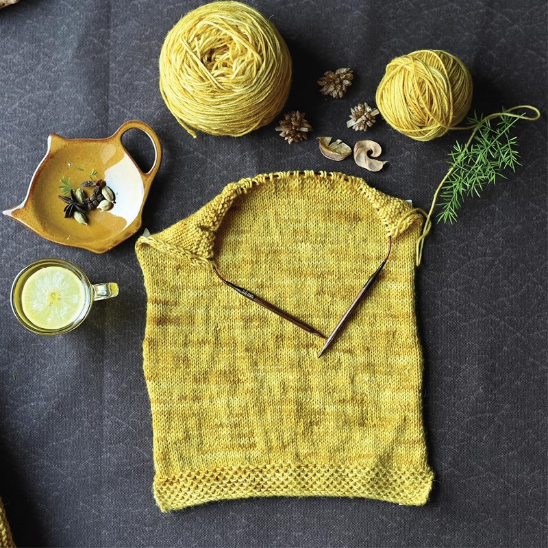 KnitPro K31231 Circular Knitting Needles Wood Assorted 7 mm