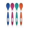 Dr. Brown's Designed to Nourish TempCheck Spoons, 4-Pack, Blue