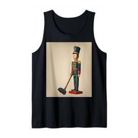 Vintage Wooden Toy Soldier Graphic Tank Top