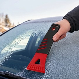 Heavy-Duty PVC Ice Scraper for Frost Removal - Manual Defrost Tool for Car Windshields, Freezers and Windows