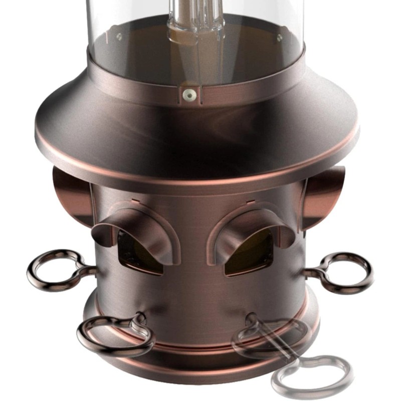 Bird Squirrel-X X5 Bird Feeder Discourages Squirrels 6 Spring Load