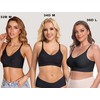 PRETTYWELL Bralettes for Women Padded, Cross-Back Bras for Women Wirefree,