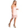 FASHIONOMICS Womens LACE Trim Solid Slip Extender with Adjustable Strap