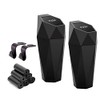 Ginsco Mini Car Trash Can with Lid - 2 Pack