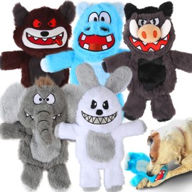 Bzonsmart Dog Squeaky Toys Plush Chew Toys for Small Medium Large Dogs