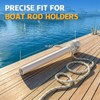 Salcod Boat Fender Rod Holder, Line Adjuster with Easy-Grip Head,