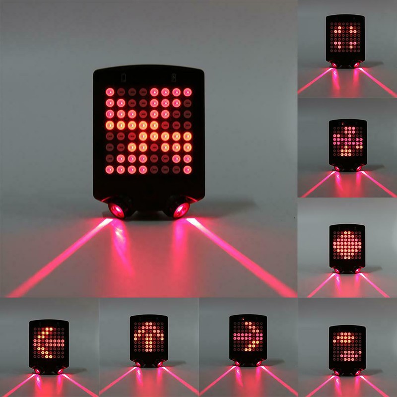 Bicycle Bike Wireless Remote Control Steering Brake Turning Lamp USB