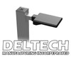 Deltech Manufacturing 3-1/4" Round Light Pole Top Cap- Black Plastic
