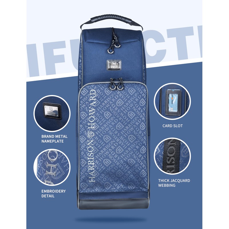 Harrison Howard Tall Boot Bag Equestrian Boot Travel Bag for
