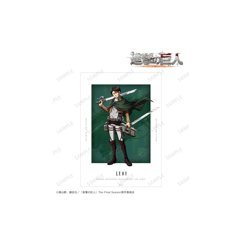 Attack on Titan Levi After Battle Ver. A3 Matte Poster