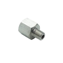 CDQBWKJGFJ 2 Pcs 1/16 NPT Male Pipe x 1/8 NPT Female Pressure Gauge Adapter Stainless 304 Barstock Pipe Fitting Adapter