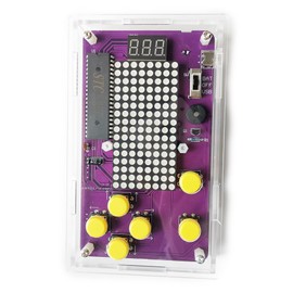 ScienSta Basic Soldering Kit for Teaching, Soldering Practice Kit with Retro Classic Games, Soldering Projects for STEM Education, Electronic Kits for College High School Students Learning