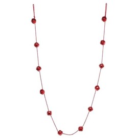 The Bridge Collection 72" Red Jingle Bell Garland - Home for The Holidays - Christmas Tree Garland - Red Garland - Jingle Bell Garland for Christmas Tree