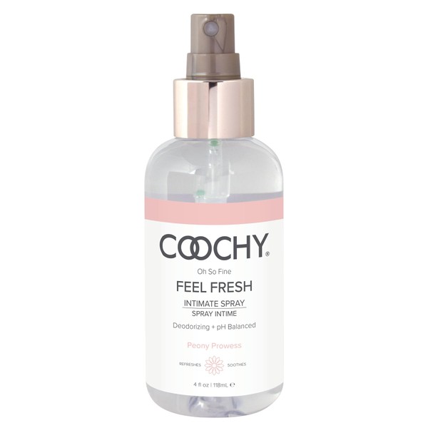 Coochy Intimate Feminine Spray for All Day Fresh Scent & Odor Protection | Made from Natural Deodorizing & Essential Oils | Maintains Vaginal pH Balance, No Gluten, No Paraben (4floz/118mL)