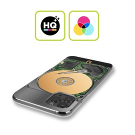 Head Case Designs Grün Hard Disk Drives Soft Gel Handyhülle Hülle kompatibel mit Realme 7i / C17