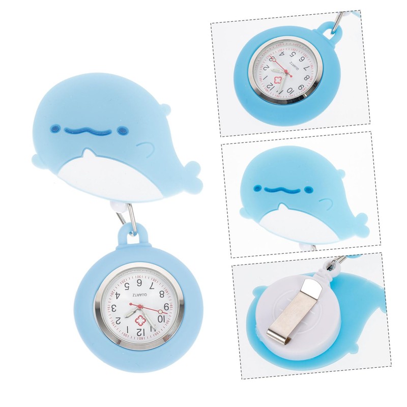 LIFKOME Nurse Fob Watch with Night Light Fashionable Retractable Nurse