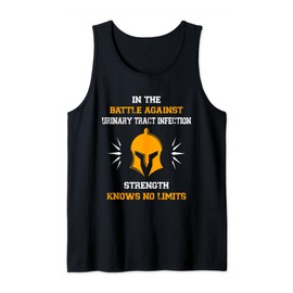 Mens Urinary Tract Infection Awareness | Disease Fighter Warrior Tank Top