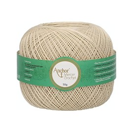Anchor 4710040-00390 Crochet Yarn, 100% Cotton, 390, Thickness 40, 53 g