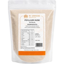 Psyllium Plantago Husk en Polvo 1 Kg Puro a Granel