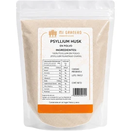 Psyllium Plantago Husk en Polvo 1 Kg Puro a Granel