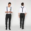 Y Back Mens Suspenders, with 6 Strong Clips Wide Adjustable