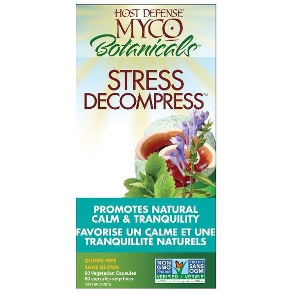 Host Defense MycoBotanicals Stress Decompress 60 Veggie Caps