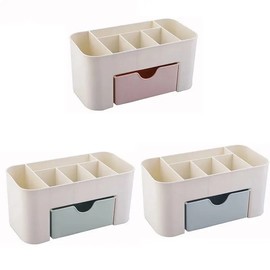 OrganiMax Nails Art Plastic Organizer – Secure Lidded Compartments for Cotton Pads, Salon Manicure & Pedicure Supplies