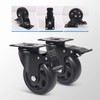 4 Inch Caster Wheels 2000lbs,Casters Set of 4,Heavy Duty Plate