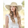 Sun Hats for Women, Wide Brim Floppy Beach Straw Hat