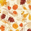 20 Napkins Autumn Structure of Leaves | Autumn | Table Decoration 33 x 33 cm