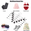 Trouser Hangers, 20 Pack Skirt Hangers with Adjustment Metal Grip