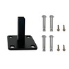 Rockwill Heavy Duty Steel Fence Base Flange Kit for 1