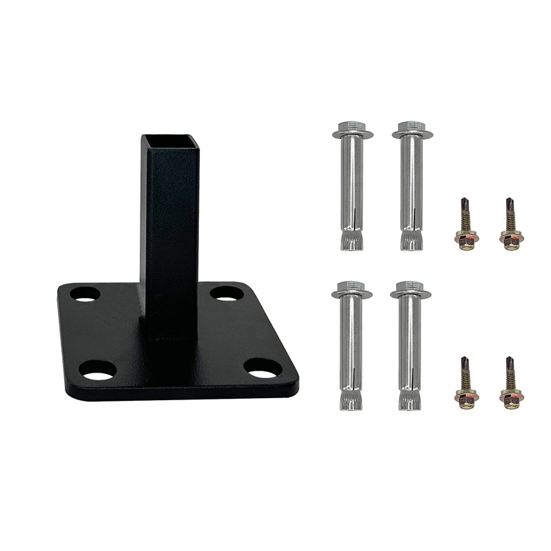 Rockwill Heavy Duty Steel Fence Base Flange Kit for 1