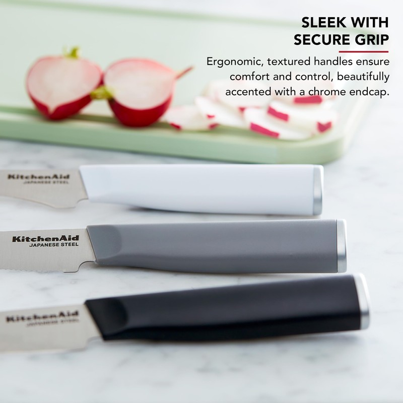 KitchenAid Paring Knife Set, High Carbon Stainless Steel Kitchen Knife