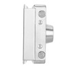 Square Single Glass Door Lock Latch Stainless Iron Office Security