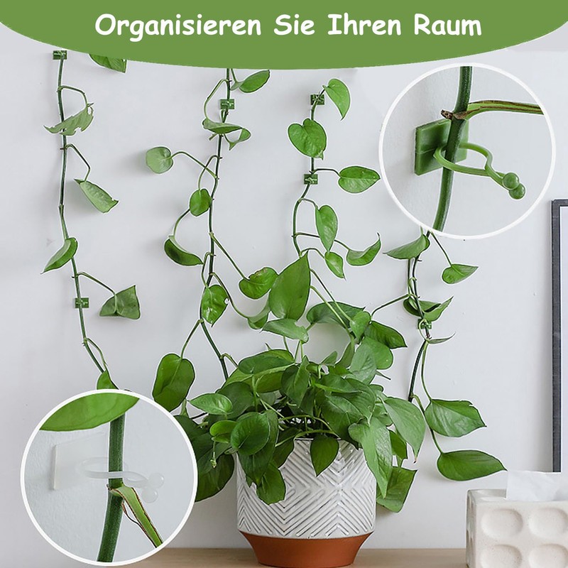 Chyuxinda Plant Clips, Plant Clips, Cable Organiser for Climbing Plants,