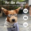 condinggen Pack of 2 Pet Dog Helmet Goggles Set, UV