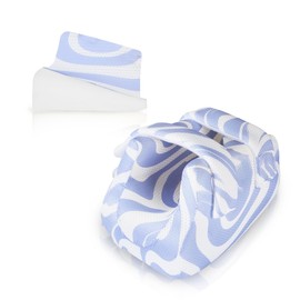 3D Heel Protector Cushion for Pressure Ulcer Prevention - Therapeutic Ankle Pillow with Calming Patterns, Hypoallergenic & Machine Washable - Bed Sore Relief for Elderly Care(Lavender)