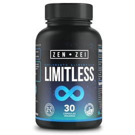 LIMITLESS BRAIN  Nootrpico Ultra-Premium para Memoria, Enfoque y Claridad Mental  30 Cpsulas Veganas con 7 Ingredientes Neuroprotectores  Suplemento  