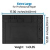 WEP M170 Silicone Soldering Mat 17.3x12.2 inches Heat-resistant with 8
