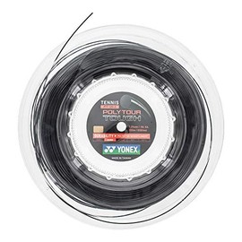 YONEX Unisex - Adult Poly Tour Tough String Reel 200m Black Tennis String Black