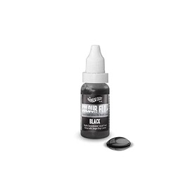 Rainbow Dust Liquid Colour Black 16ml - Liquid Air Brush Colour and Food Colouring