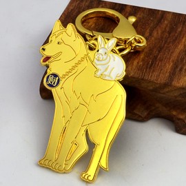 Isui W5320 Lucky Charm Keychain Money Luck Dog Rabbit Keychain W5320
