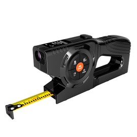 Aicevoos 3-in-1 Digital Tape Measure, 196Ft Laser Measurement Tool & Auto Lock Tape with Instant Digital Readout and Green Laser Extension, Measuring List with Memory