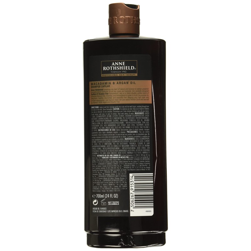 ANNE ROTHSHIELD - Champú de macadamia y aceite de argán